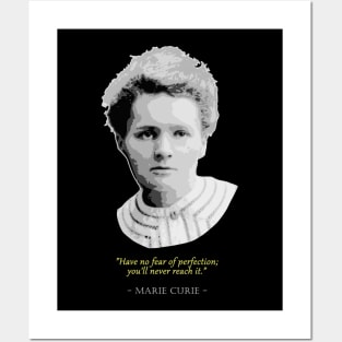 Marie Curie Quote Posters and Art